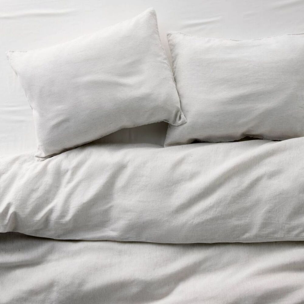 King Linen Duvet Set Light Gray - Casaluna - Picture 3 of 4